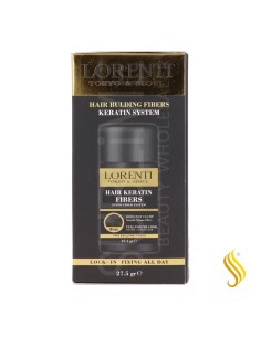Lorenti Hair Keratin Fibers 27.5Gr Black 2